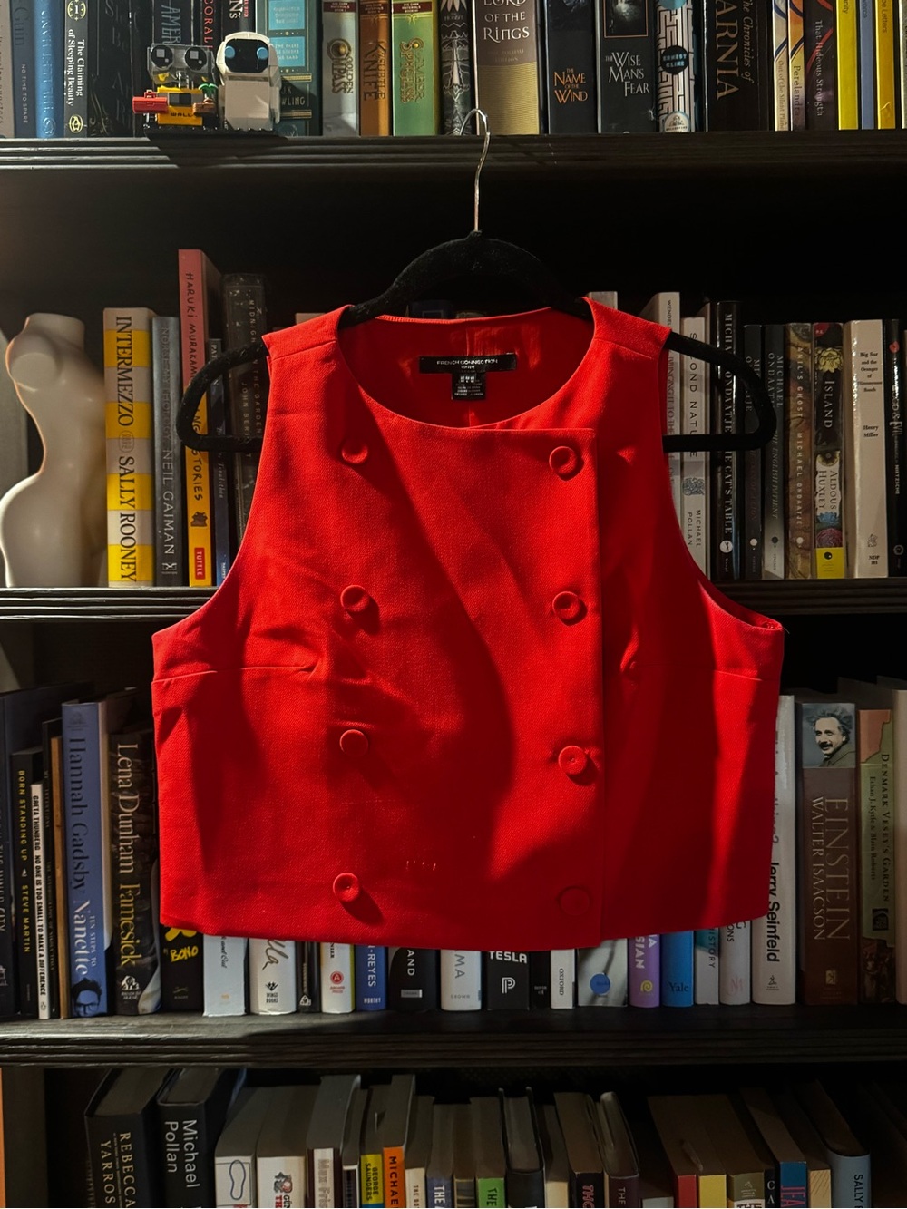 French Connection Red Shell Top